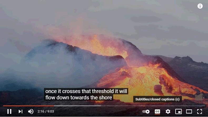 Volcano video