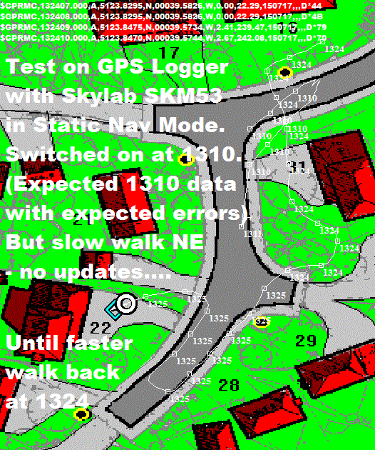 Test of GPS Logger