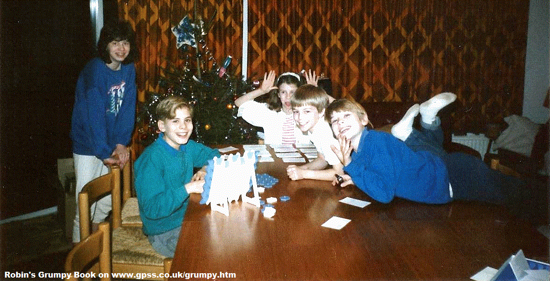 Christmas in the Games Room in Christmas 1982 (?)
