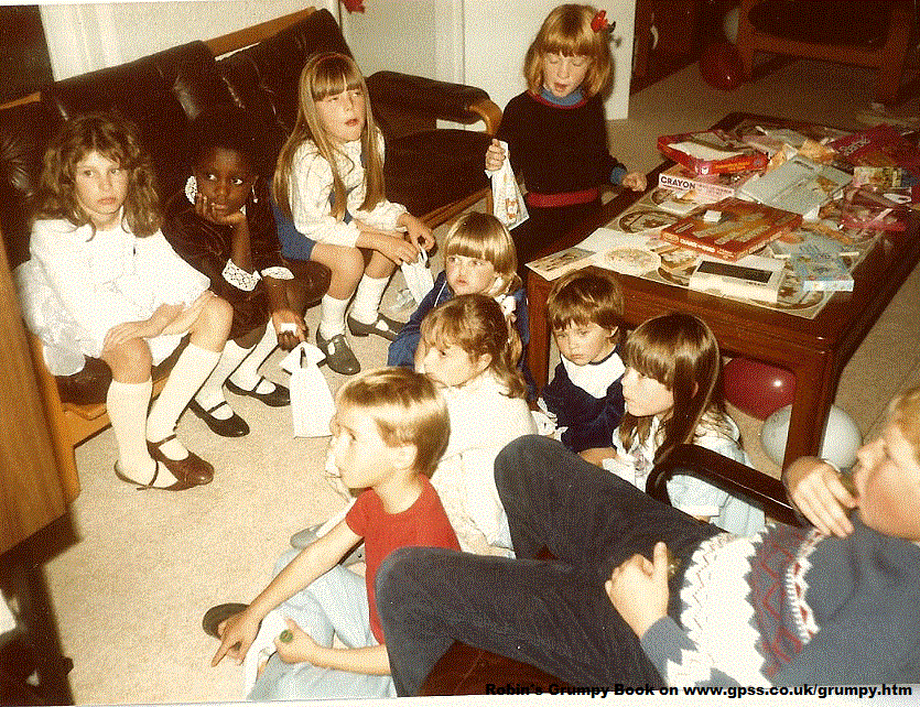 Saskia with St Michael's School class mates, friends and neighbours.