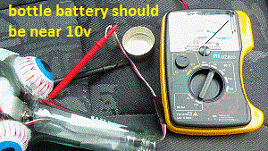 testing voltage of main 10v battery