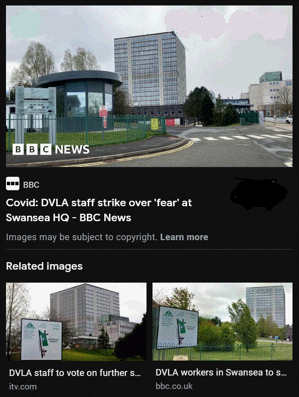 DVLA on TV News