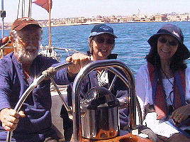 David, Jeanette and June in Sicily
