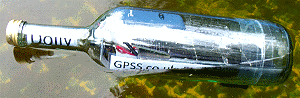 float test of new GPS Bottle