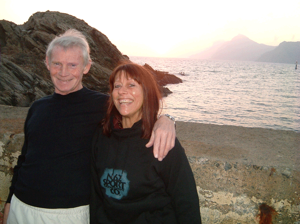 Michael and Sally Campion in Portman, Spain