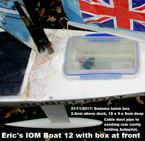 Front Box on Boat 12 on 21st November 2017