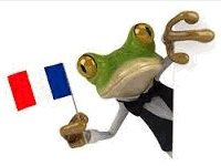 Snoopy's friend, the French Frog