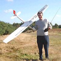 Robin with Model Aircraft