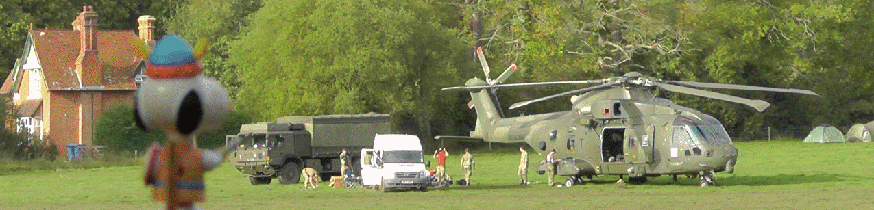 Snoopy and Robin watch the guys leave the next day