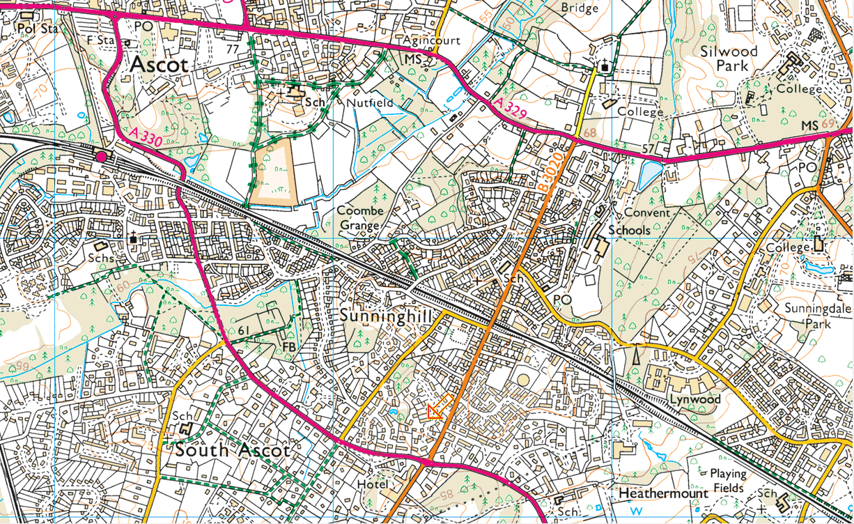 Sunninghill Map