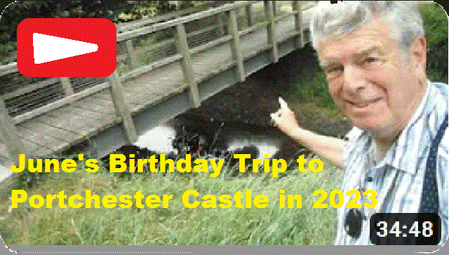 June Lovelock's Birthday Trip to Portchester Castle on 18th July 2023