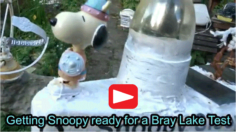 video of getting Snoopy ready for Bray Lake Test
