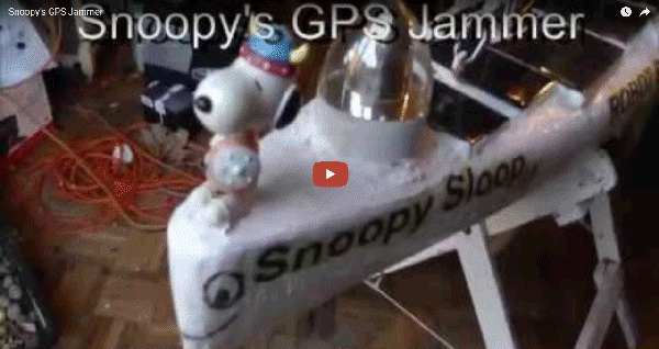 Video of Snoopy's GPS Jammer