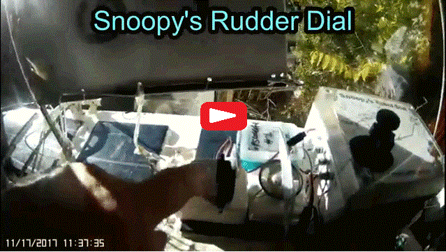 Snoopy's Rudder Dial