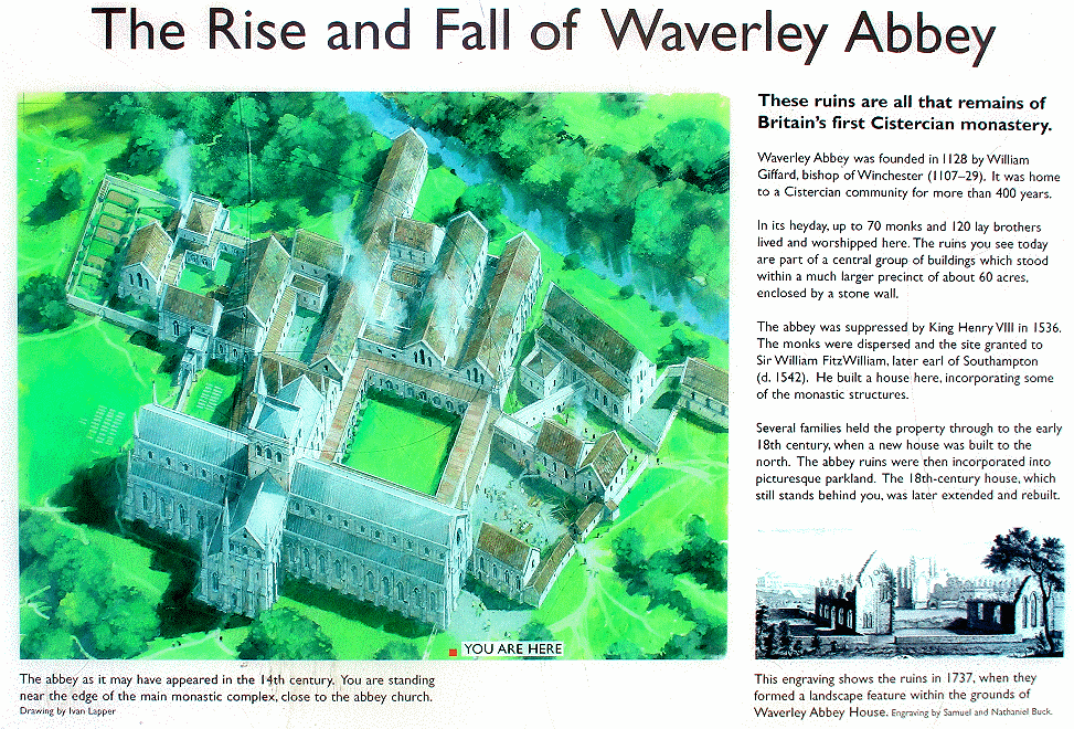 Waveley Abbey and Moor Park Nature Reserve
